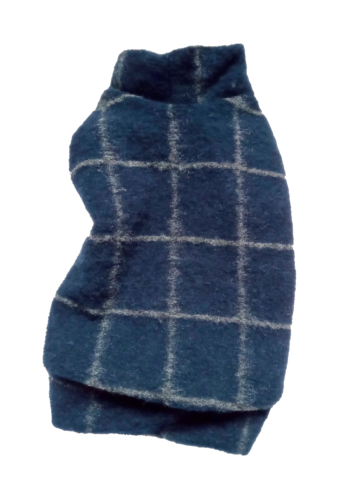 Pulover din lana , bleumarin , caini si pisici 30-40 cm 